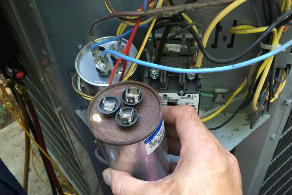 AC Capacitor Change